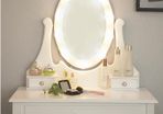 BRAND NEW Nordic Dresser White Makeup Dressing Table with LED Mirror