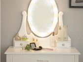 BRAND NEW Nordic Dresser White Makeup Dressing Table with LED Mirror