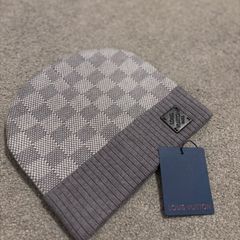 Grey Louis Vuitton beanie