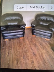 Leather Armchairs 2 for sale