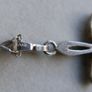 Vintage Sterling Silver 925 Cross Pendant with Optional 11,5"  Chain 5,7g Image 4