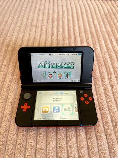 New Nintendo 3DS XL Orange and Black