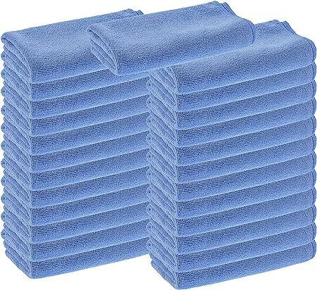GLASS POLISH 15002 Premium Lint Free Microfibre Cloths | 300 x 300 mm | Pack of 25