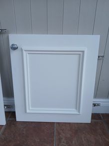 Kitchen cabinet doors.