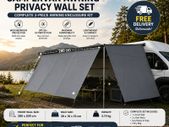 Campervan & Motorhome Awning Privacy Wall Set 280 x 200 cm
