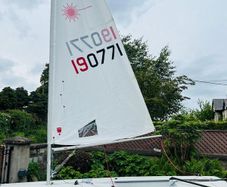 Laser sailing boat