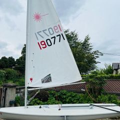 Laser sailing boat