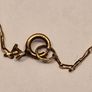 10k gold cross 9ct chain Image 3