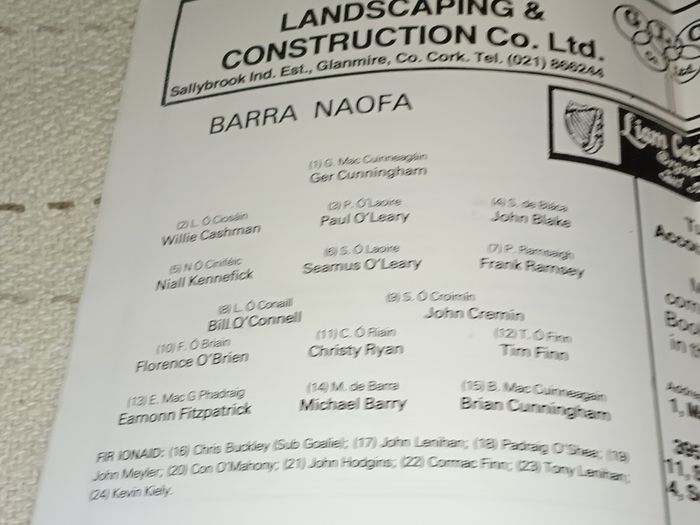Rare 1988 Gaa programme For Sale Here
