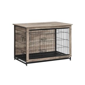 Dog Cage Heavy Duty crate for Home with Removable Tray