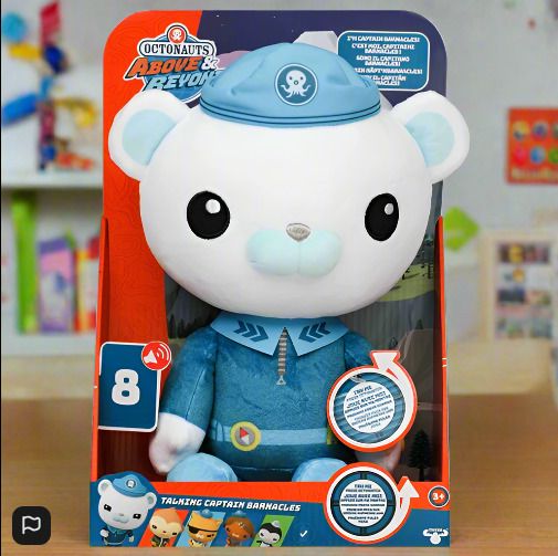 Octonauts Above & Beyond Sound Effects Plush Captain Barnacles Toy