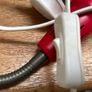 Pair of Kvart IKEA 90s red wall lights Image 10