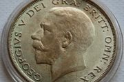 1923 George V Half Crown Unc Lustrously Toned