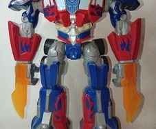 Transformers Talking Power Bots 11" Figure Optimus Prime Lights Hasbro 2009/2010