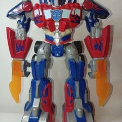 Transformers Talking Power Bots 11" Figure Optimus Prime Lights Hasbro 2009/2010