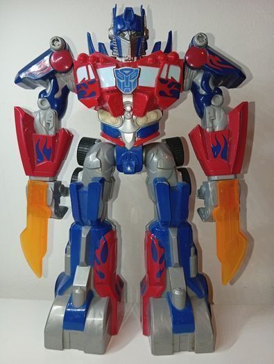 Transformers Talking Power Bots 11" Figure Optimus Prime Lights Hasbro 2009/2010