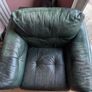 Green sofa chair Image 2