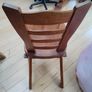 Four Solid Wood Kitchen/Dining Chairs Image 2