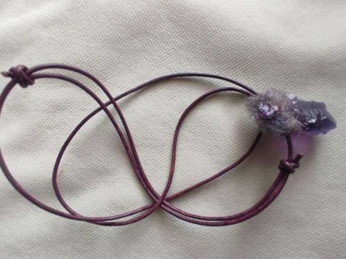 Amethyst pendant necklace