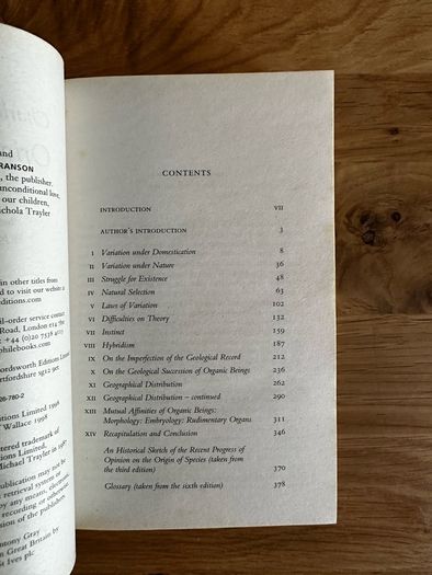 The Origin of Species Classics of World Literature