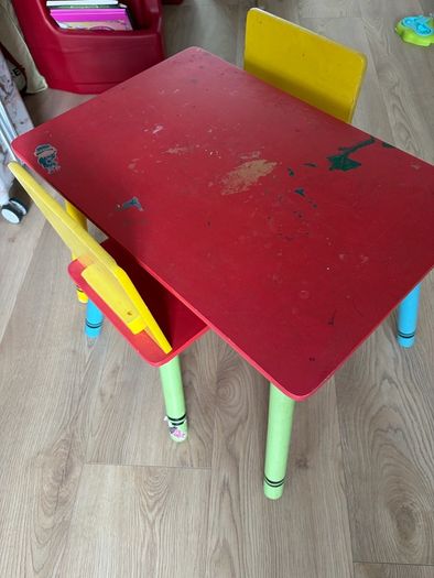 free kids crayola table
