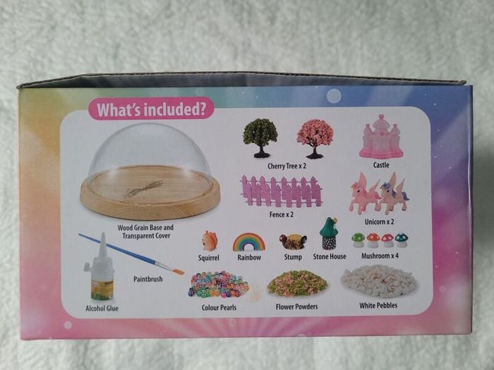 BNIB - Kids Unicorn Fairy Night Light Music Box Craft Kit