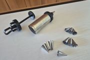 Cake icing set with 10 nozzles