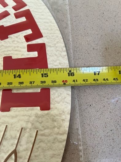 Moretti Beer Embossed Metal Sign 40.5 cm