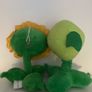 Peashooter and Sunflower plush Set - Plants vs Zombies Image 2