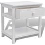 Bedside Cabinets 2 pcs Wood White Image 4