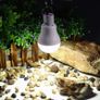 Solar Panel 15W 130LM USB Rechargeable Led Lamp Portable Bulb Light Camping Camper Van Image 4