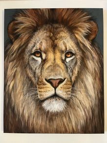 Original Lion Painting