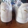 puma white trainers sz 8 Image 3