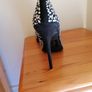 Women's Shoe's JEWELLED REDUCED Black Stilletto size 6 NEW Image 3