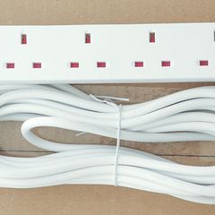 6-Way Extension Lead | 6 Socket Cord 7.5m | BRAND NEW