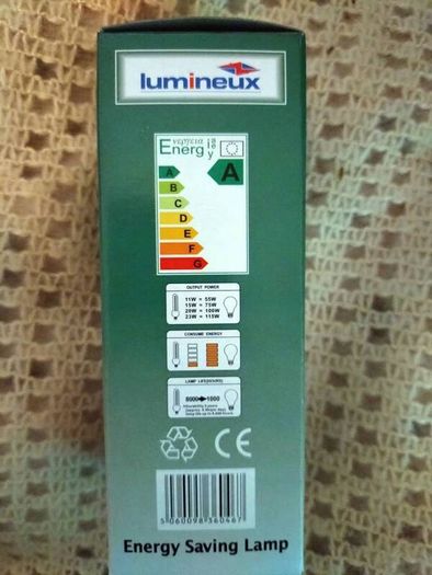 lumineux 15w full spiral light bulb