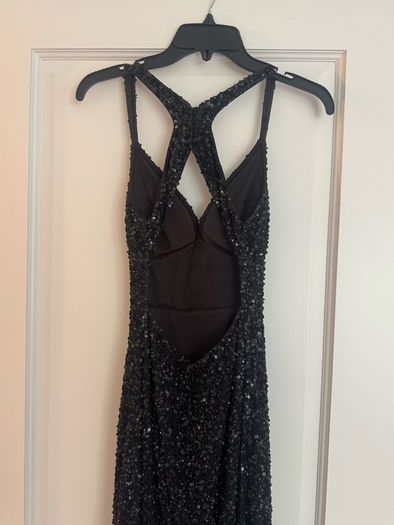 Absolutely stunning black sequins Debs Dress Evening Gown