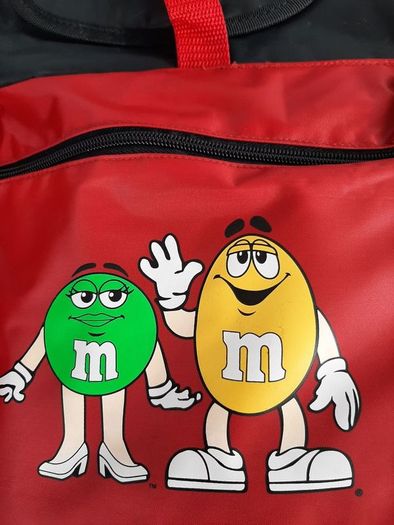 New M&M's collectables backpack and toy