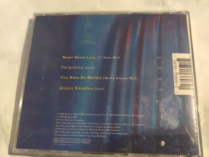 Simply Red - Never Never Love Cd