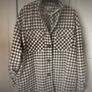jacket bnwt brown check herringbone Shacket jacket size large Image 9