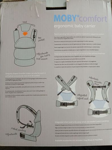Moby Comfort Ergonomic Baby Carrier