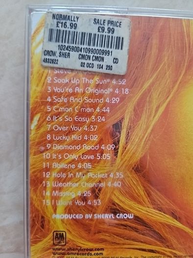 Sheryl Crow CD - C'mon C'mon