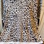 Punt Roma Leopard Print Knit Sweater Long Sleeve Top Size Large BNWT Image 4