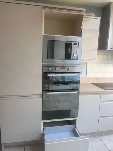Solid painted kitchen