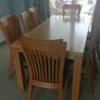 Dining Room Table and 8 Chairs Image 2