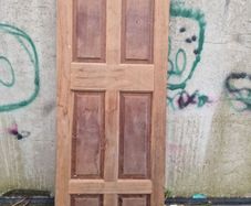 teak door never used.