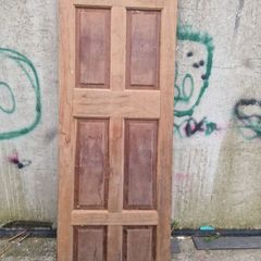 teak door never used.
