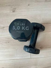 5kg Dumbbells (Pair) Hexagonal Fitness Hand Weights