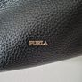 Black Leather Furla Shoulder Bag Image 2