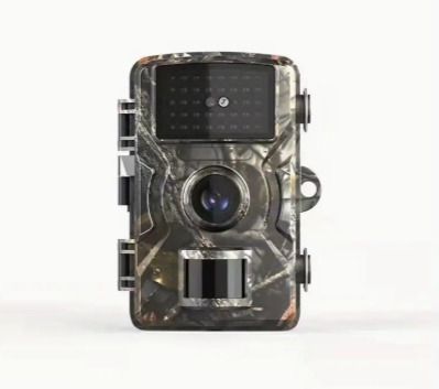 Hunting Trail Camera with 2-Inch Screen, 720P HD Wildlife Trail Camera, Night Vision PIR 10m, 0.8s Trigger Motion Activated, for Outdoor Wildlife Monitoring Camouflage